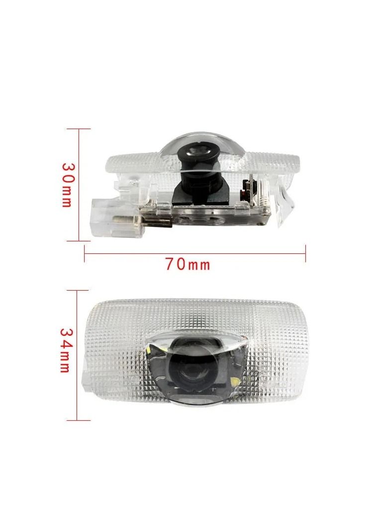 Generic Door Logo light For Toyota Land Cruiser  2007 2008 2009 2010 to 2022 Land Cruiser Accessories 2pc Set - Image 5
