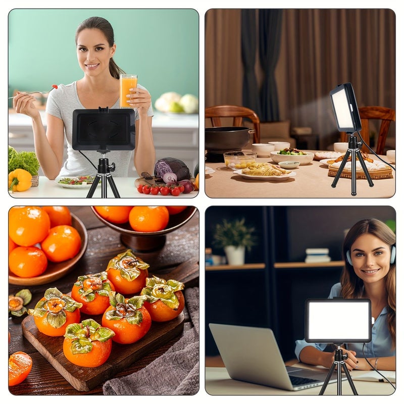 6 Inch Two Stage Bracket For Square Light Live Streaming Fill Beauty Desktop Photography - Image 5