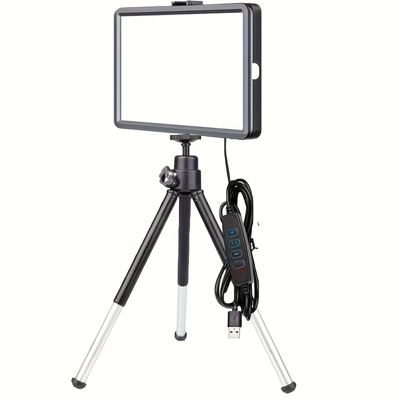 6 Inch Two Stage Bracket For Square Light Live Streaming Fill Beauty Desktop Photography - Image 1