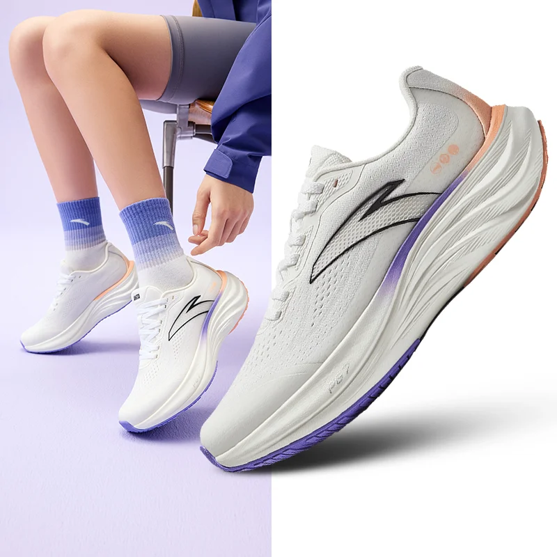 ANTA Women’s PG7 Running Shoes – Soft Cushioning &amp; Breathable Comfort for Daily Runs