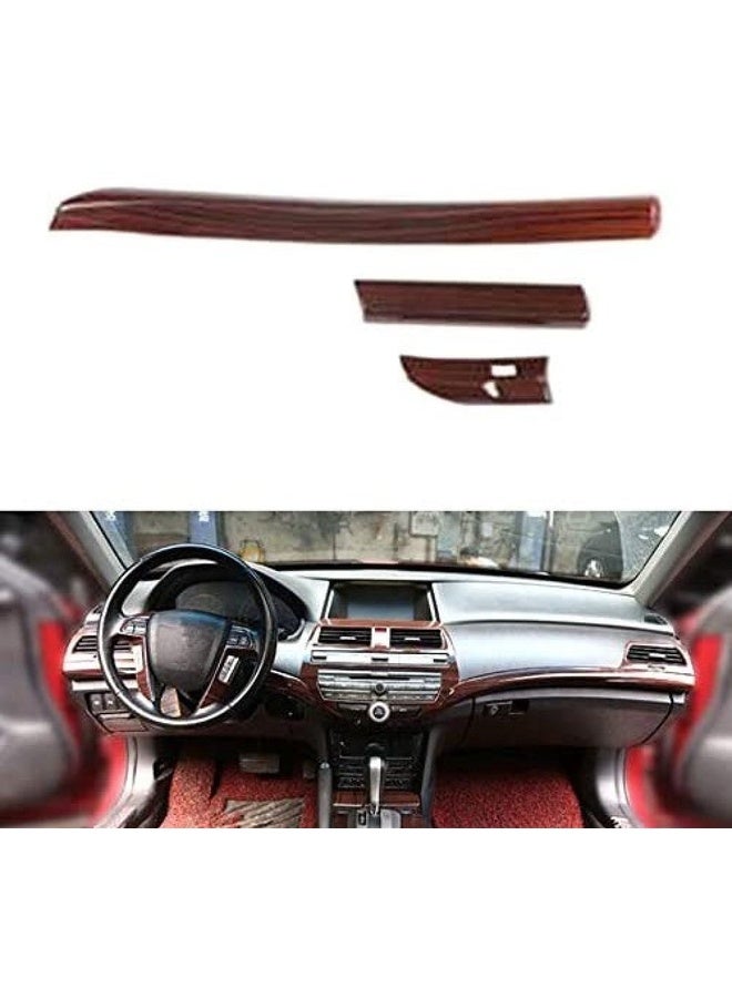 Honda Accord Interior Wood Grain Trim Brown 2008-2012 Dashboard and Interior Decor - Image 1