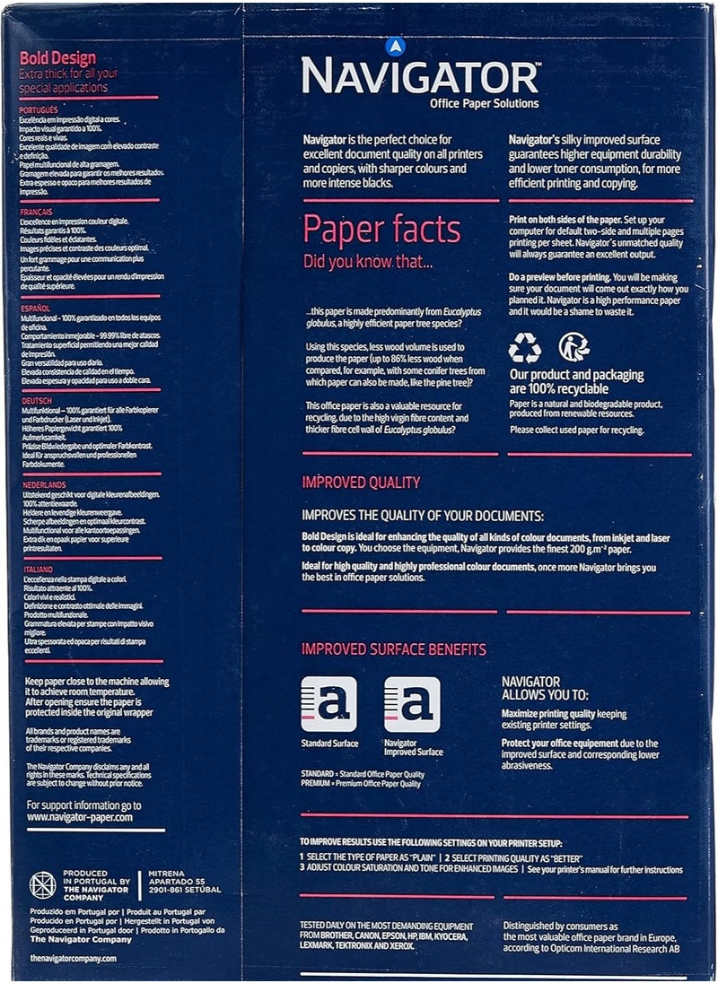 Navigator - Navigator A4 200 Gsm 150 Sheets - Image 1