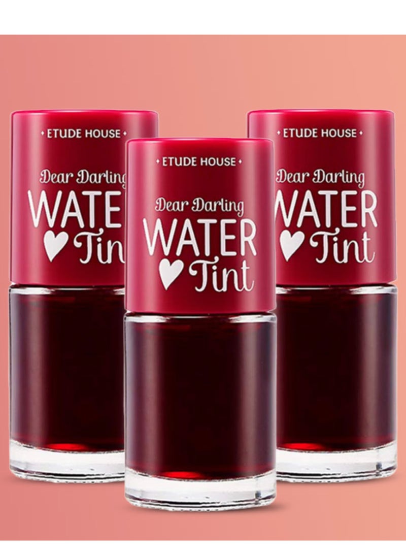 ETUDE CO.,LTD. Dear Darling Water Tint Lip Gloss 02 Cherry Ade Pack Of Three