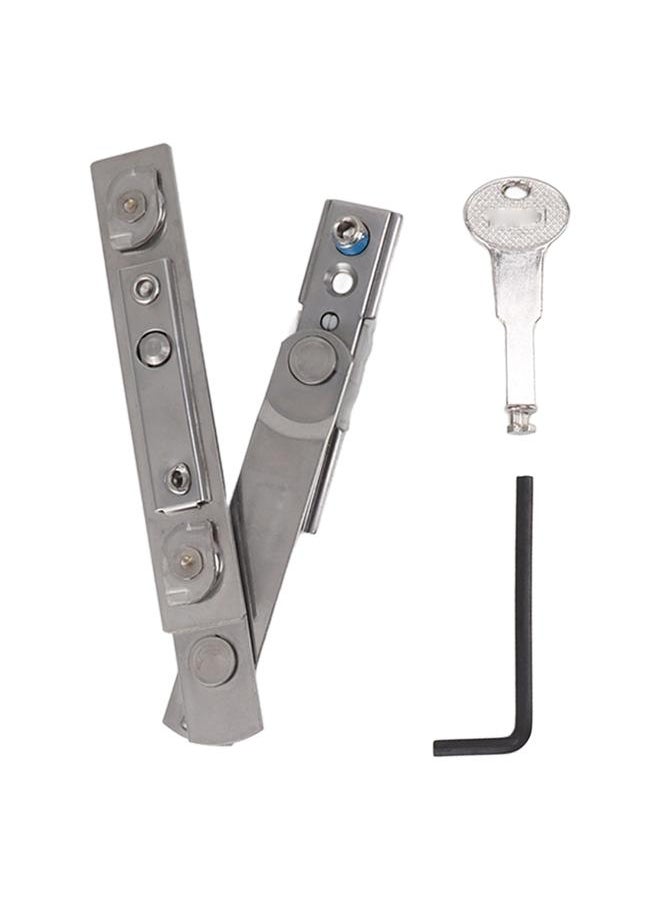 Thoraya Concealed Casement Hinge Stainless Steel Friction Stay Hinges Window Replacement Parts 14mm Slot Width  - Image 1