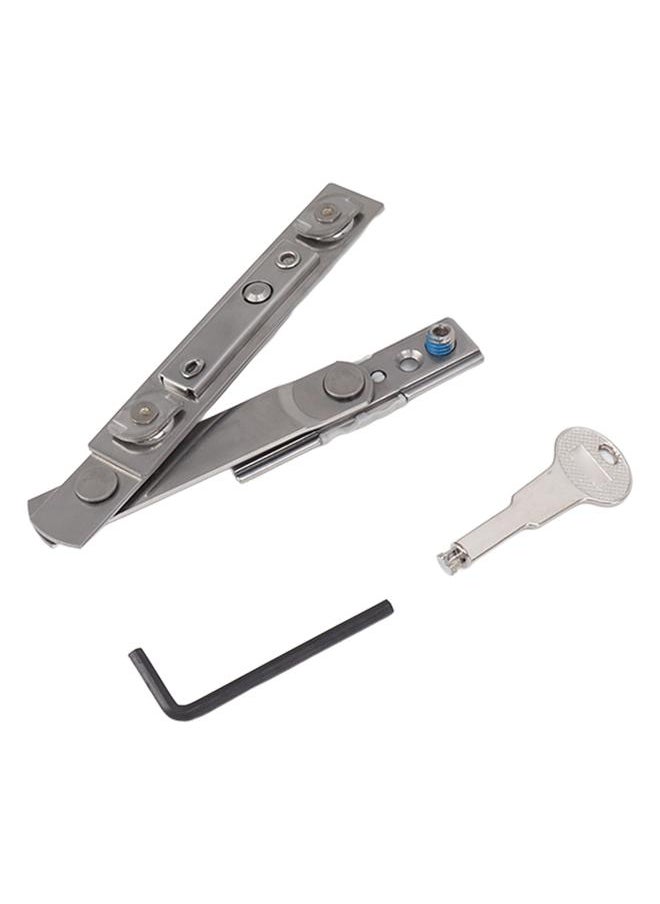 Thoraya Concealed Casement Hinge Stainless Steel Friction Stay Hinges Window Replacement Parts 14mm Slot Width  - Image 2