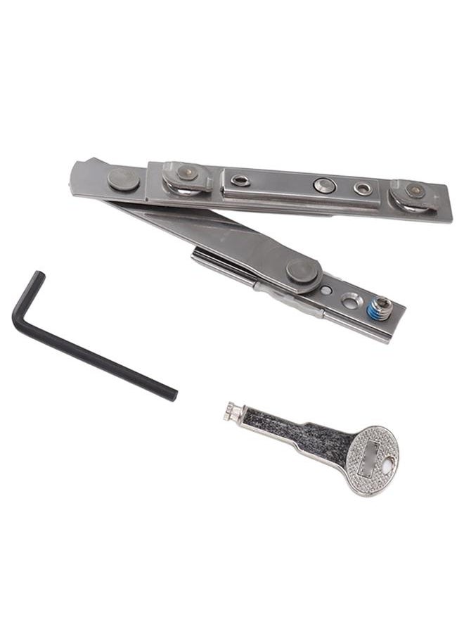 Thoraya Concealed Casement Hinge Stainless Steel Friction Stay Hinges Window Replacement Parts 14mm Slot Width  - Image 3