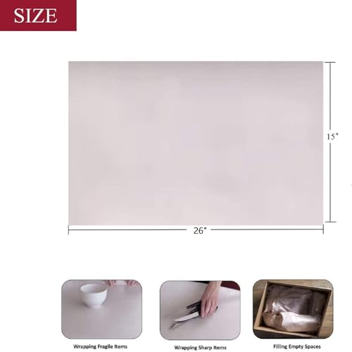 WAUPPY 70 Sheets Newsprint Packing Paper Sheets for Moving, Shipping, Box Filler, Wrapping and Protecting Fragile Items 1.8 Lbs (26” x 15”) - Image 2