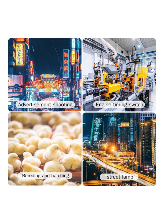 THC15A Programmable Time Switch Relay Control Digital Timer White/Blue - Image 4