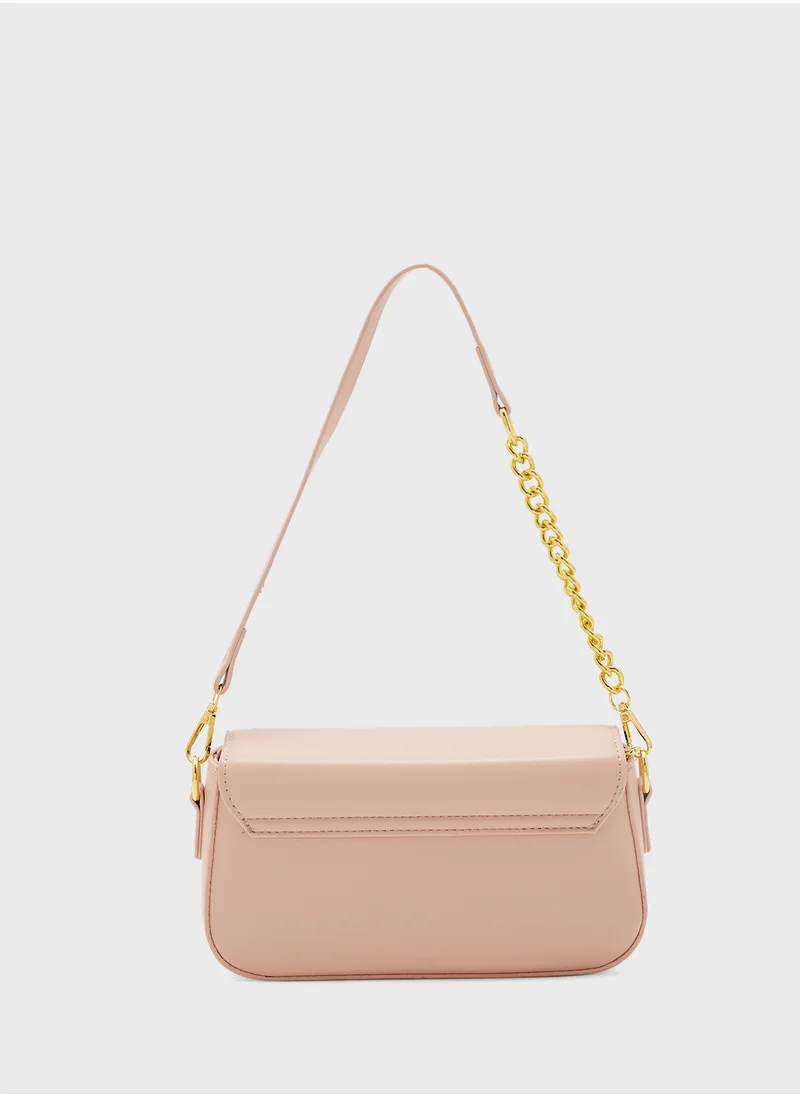 ايلا Chain Detail Strap Crossbody