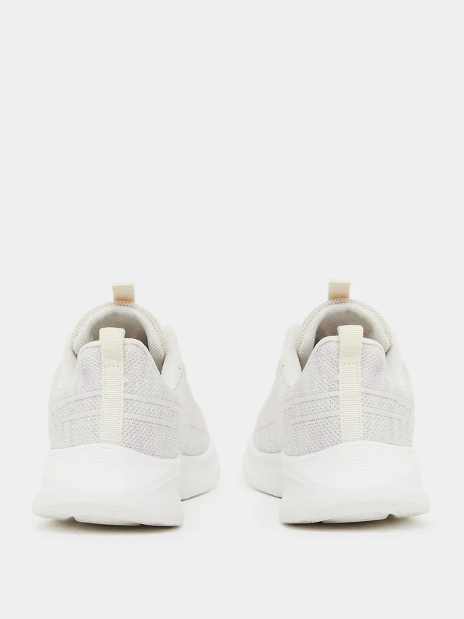 Styli Styli Textured Lace Up Running Shoes