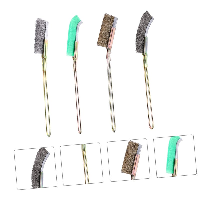 8Pcs Stainless Steel Wire Cleaning Brush Set For Hard Reach Areas Paint Dirt Removal - Image 4