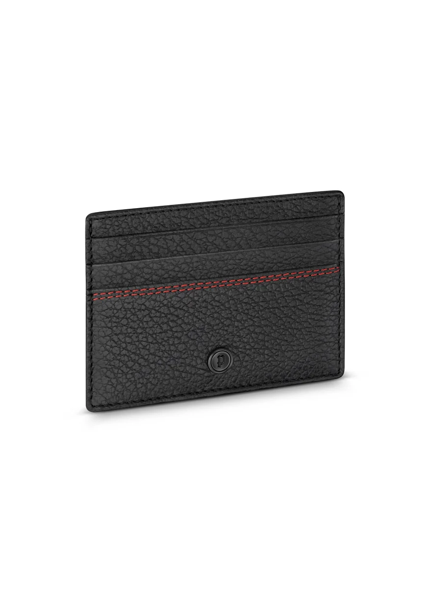 بوليس Police Perf Black and Red Genuine Leather Gents Card Holder - PELGD2203301