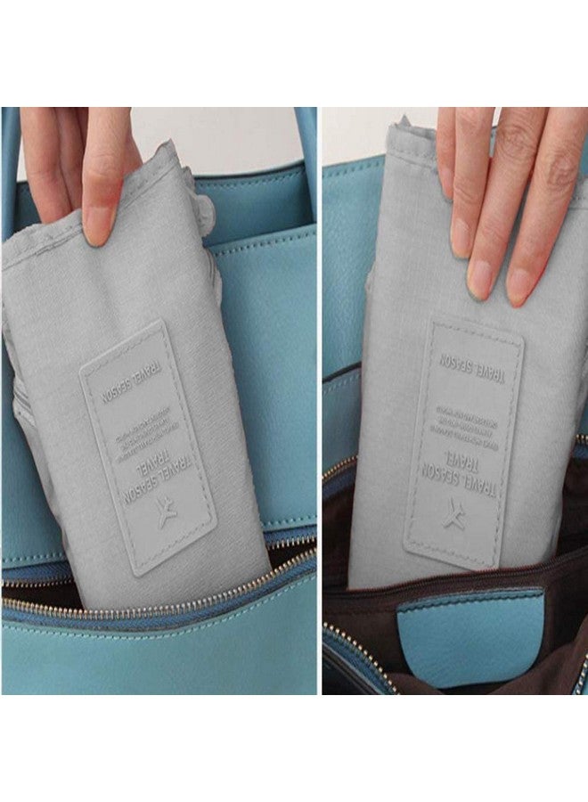 Leeonz® Travel Shoe Bag Shoes Organizer Portable Waterproof Carrier Bag, Washable Storage Shoe Pouch Football Golf Sports Accessory Bags (Grey, 1PCS) - Image 3