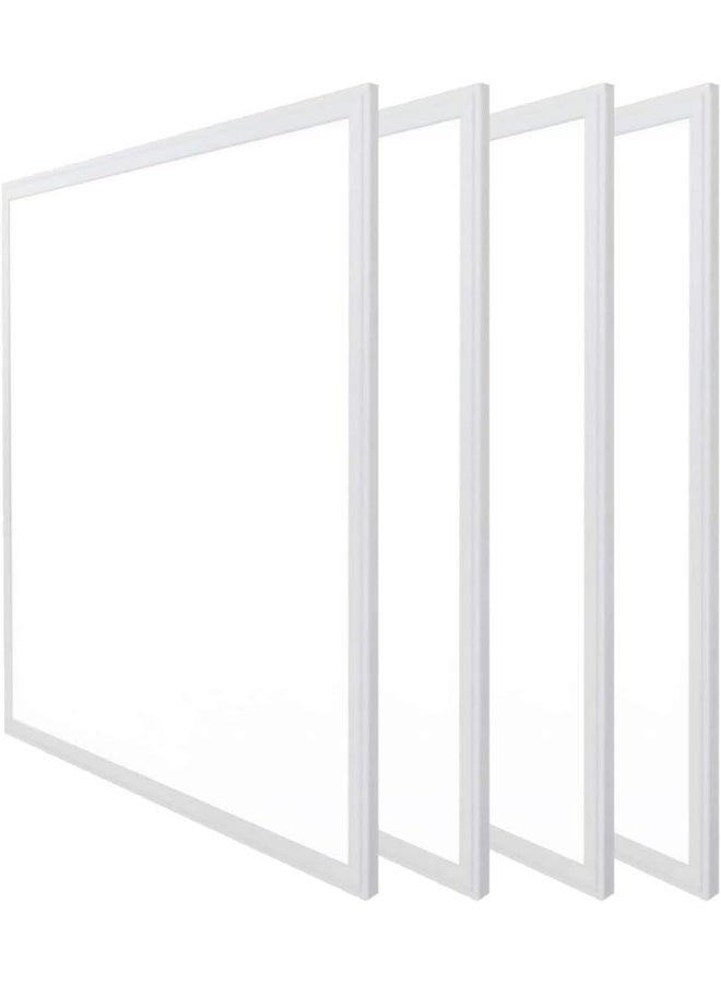 Rr Lighting 60X60 Led Flat Panel Light 50W Edge Lit Fixture Zero Uv And Flicker Free Zero Blue Light Ac85-265V Drop Ceiling Light Indoor Commercial And Home Fixture Daylight 6500K Pack Of 4 - Image 1
