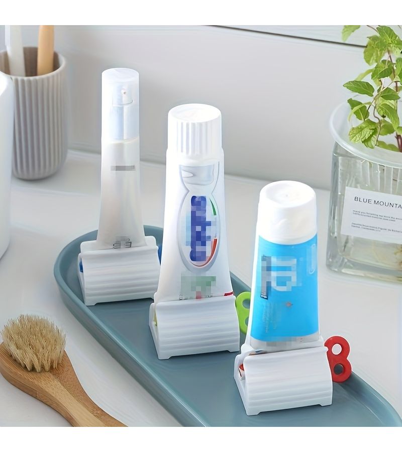 Set Of 3 Toothpaste Squeezers For Holding And Dispensing Oral Care Products Ideal For Bathroom Use And Cosmetic Tubes - Image 4