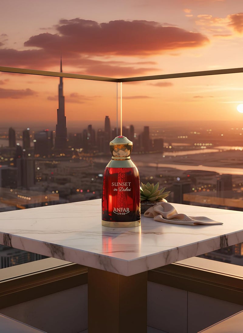 ANFAR 1950 Sunset in Dubai Eau de Parfum 100ml - Premium Arabian Perfume for Men & Women - Image 2