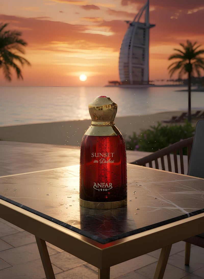 ANFAR 1950 Sunset in Dubai Eau de Parfum 100ml - Premium Arabian Perfume for Men & Women - Image 1