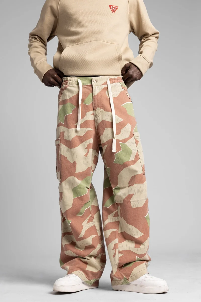 Catch Camouflage Pattern Cargo Pants