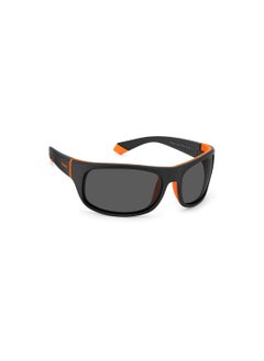 Polaroid Men's UV Protection Rectangular Sunglasses - Pld 2125/S Blck Orng 66 - Lens Size: 66 Mm  - Image 3