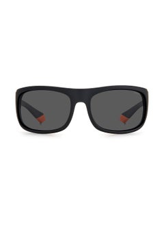 Polaroid Men's UV Protection Rectangular Sunglasses - Pld 2125/S Blck Orng 66 - Lens Size: 66 Mm  - Image 4