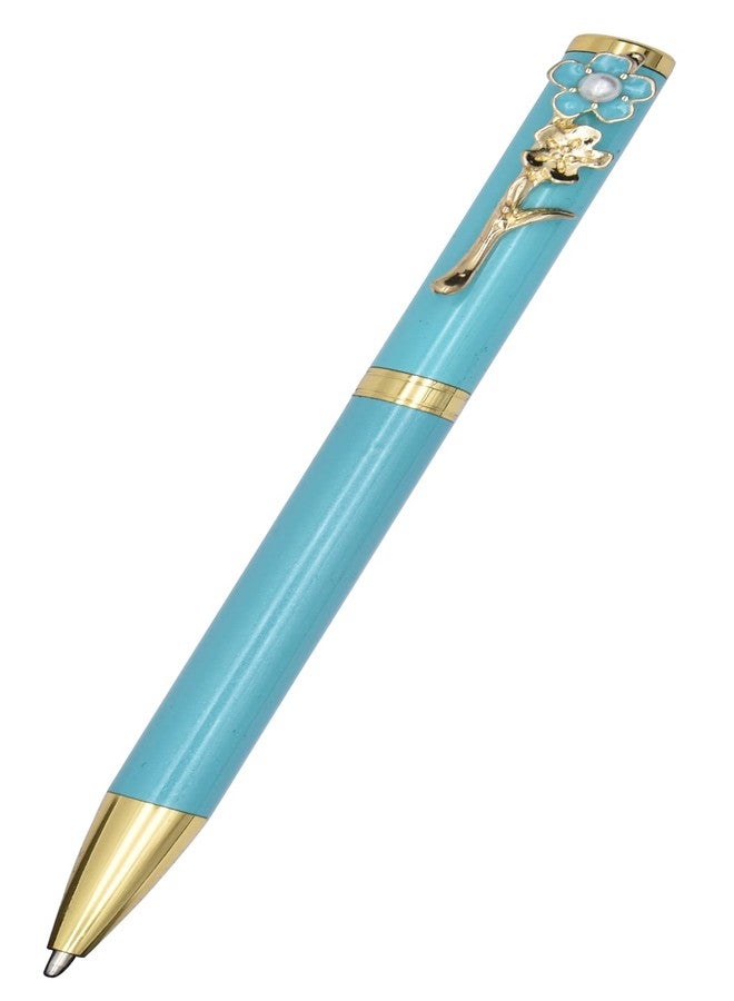 Gullor Black Lacquer Ballpoint Pen with Business Pen Case Display, Luxury Executive Retractable Metal Pen for Men & Women, Professional Executive Office, Blue - Image 3