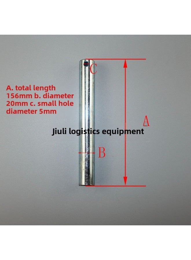 Nuo Li Manual Hydraulic Forklift Parts Daquan Niuli Aojin Hand Pull Handling Forklift Wheel Ground Cattle Parts Daquan-Specification:20×156 Noli Df Wheel Frame Long Axis  - Image 1