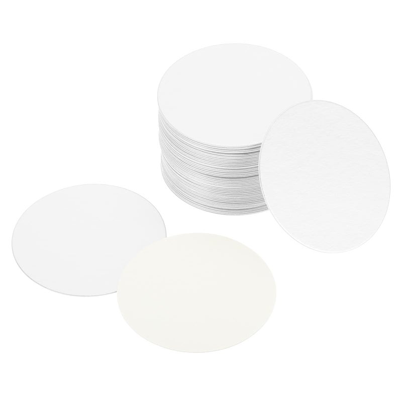 PATIKIL 50mm195 Aluminum Foil Cap Liner 75Pcs Resistant Tamper Induction Heat Sealer Sealing Liners for PEHDPE Plastic Bottle Jar Lid