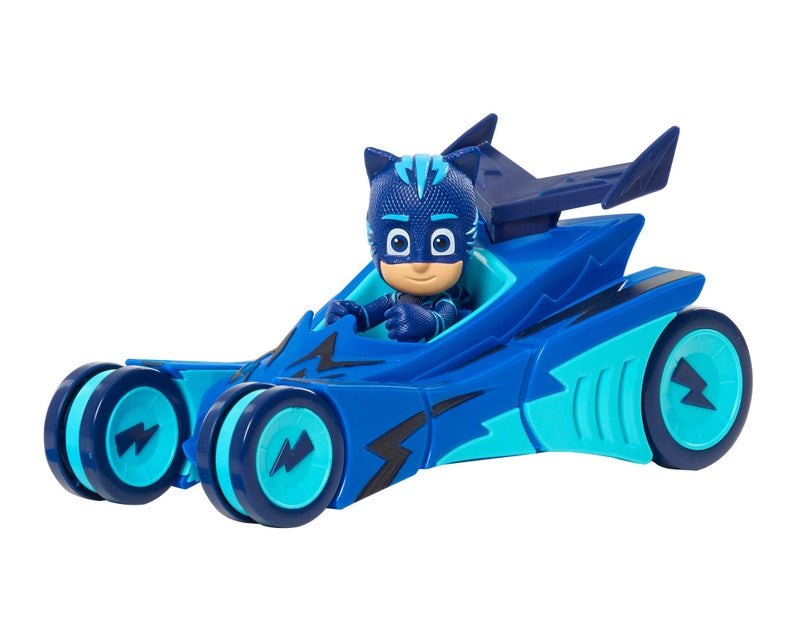 PJMASKS PJ Masks Catboy & Cat-Car, 2-Piece Articulated Action Figure and Vehicle Set, Blue, Kids Toys for Ages 3 Up by Just Play - Image 5