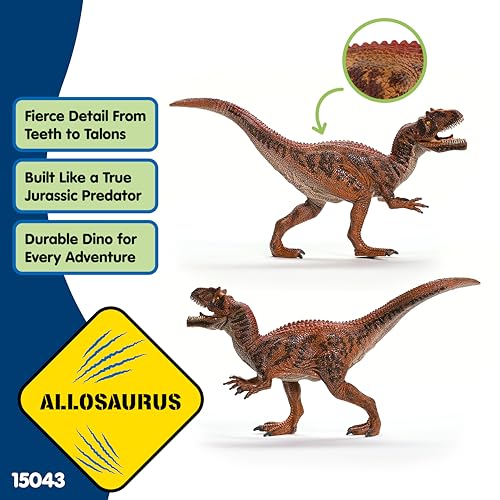 Schleich Dinosaurs Dinosaur Allosaurus Figurine Dinosaur Toy for Boys and Girls Dino Figurines for Kids Ages 5 - Image 3