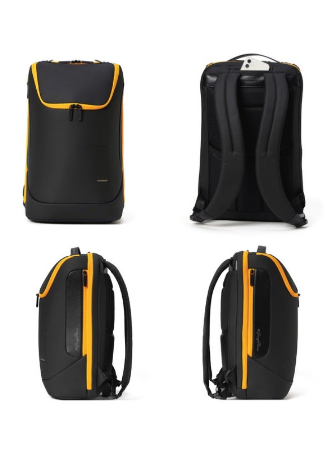 The Transit Backpack 2.0 Premium Nylon 15.6" 30L Unisex Laptop Bag with Luggage Sleeve (Black)