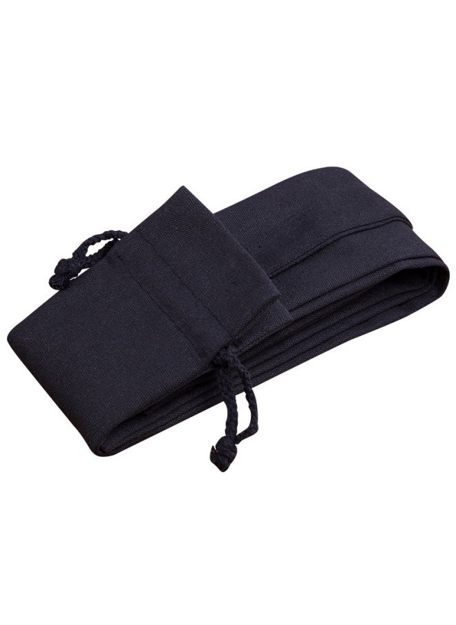 Yanqing Lightsaber Sword Bag Wooden Sword Sword Storage Bag Star Wars Laser Sword Sword Bag Premium Thickened Canvas Bag-Color:Black Sword Bag (short) Can Hold 85cm  - Image 4