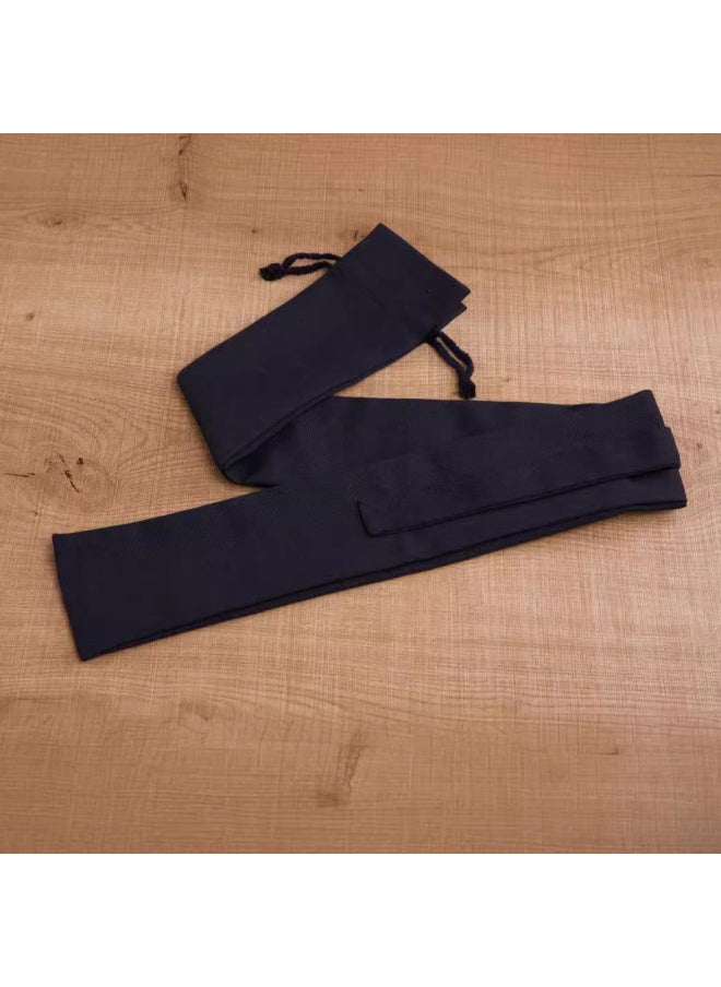 Yanqing Lightsaber Sword Bag Wooden Sword Sword Storage Bag Star Wars Laser Sword Sword Bag Premium Thickened Canvas Bag-Color:Black Sword Bag (short) Can Hold 85cm  - Image 2