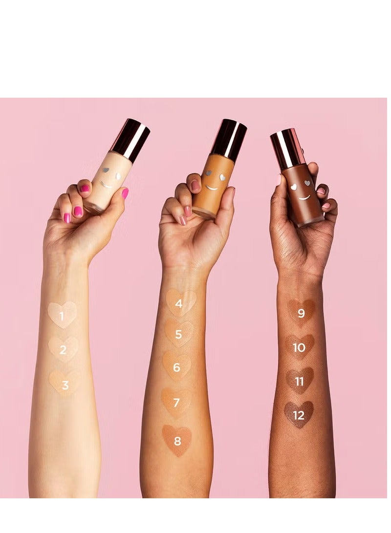 بينيفت كريم أساس Hello Happy Flawless Brightening Foundation SPF15 لون 10 دافئ عميق - Image 2