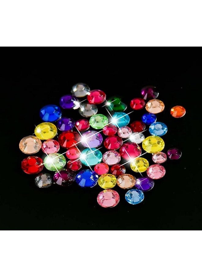 DIY Crafts DIY Crafts Pack of 350 Pcs, Random Colour Random, As Image Flatback Rhine (Pack of 350 Pcs, Random Colour Random)  - Image 2