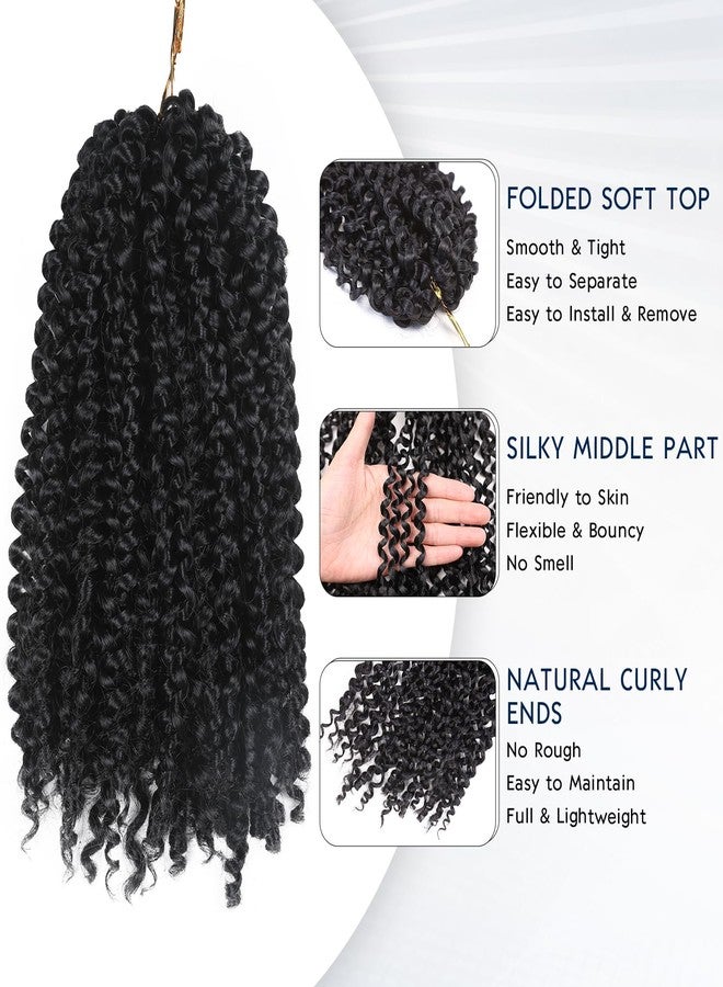 Quantum Love Kinky Curly Crochet Hair Short Marlybob Jerry Curl Natural Black Hair Extension for Black Women Short Passion Twist Synthetic Hair Extension (6 Pack 10 Inches) - Image 4