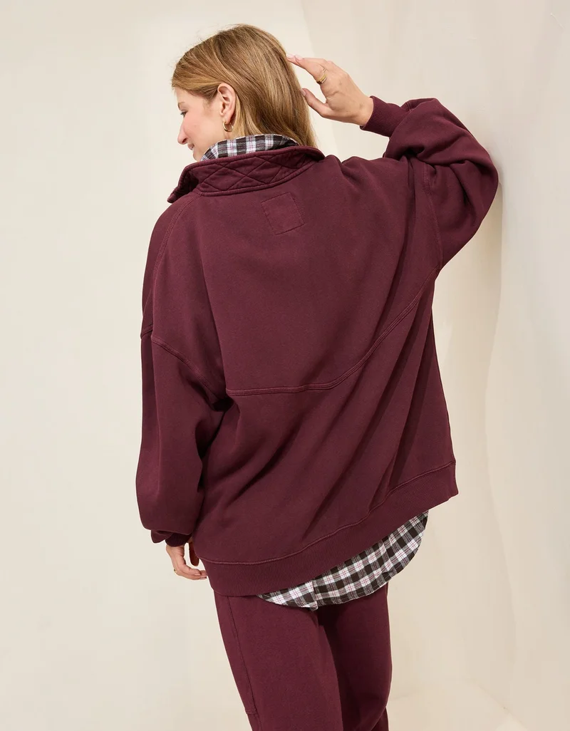 Aerie  Aerie Quarter Zip Sweatshirt for Women | Best Price UAE