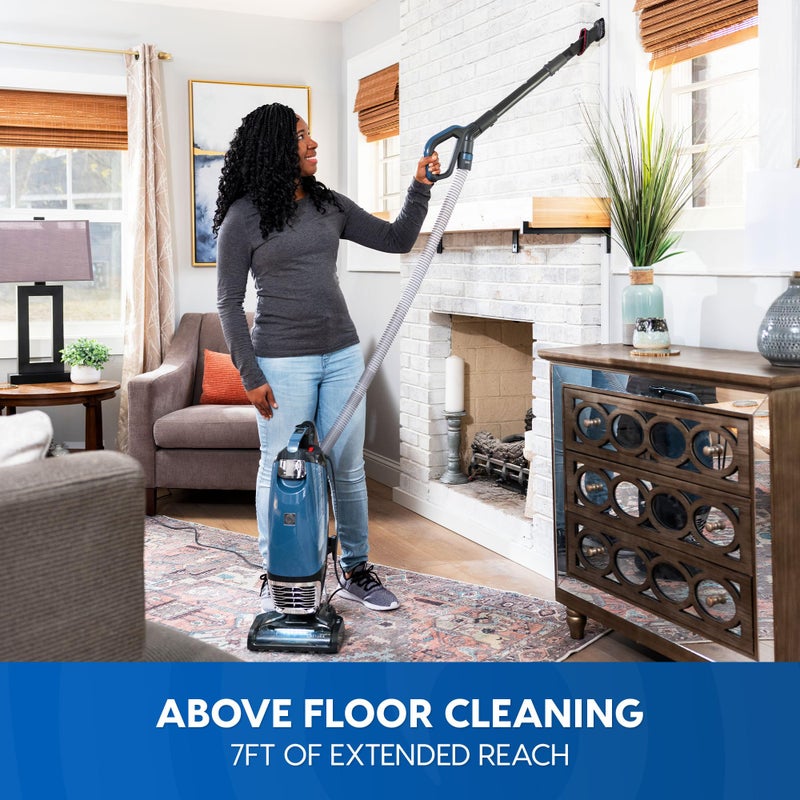 Vacmaster UB0302E Bagged Upright Vacuum Lightweight Cleaner 2-Motor Power Suction with HEPA Filtration, LED Headlight for Pet Hair, Carpet and Hardwood Floor, Blue - Image 4