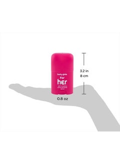 BodyGlide Body Glide For Her Anti Chafe Balm: anti chafing stick with added emollients. Prevent rubbing leading to chafing, raw skin, and irritation. Use for arm, chest, bra, butt, groin, and thigh chafing: 0.8  - Image 3