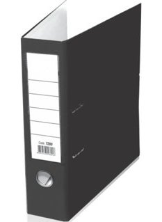 Esselte Office Folder Eco Large 5 Pack Black  - Image 1