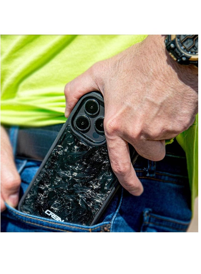 سي ار بي ان جراب هاتف iPhone 13 Pro Max مصنوع من ألياف الكربون - Image 2