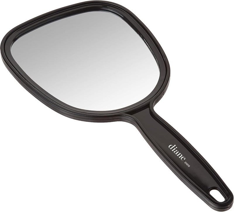 Diane Standard 1X Magnification Hand Mirror - Black, 5" x 11" - Ideal for Salon, Grooming, and Travel - Image 4