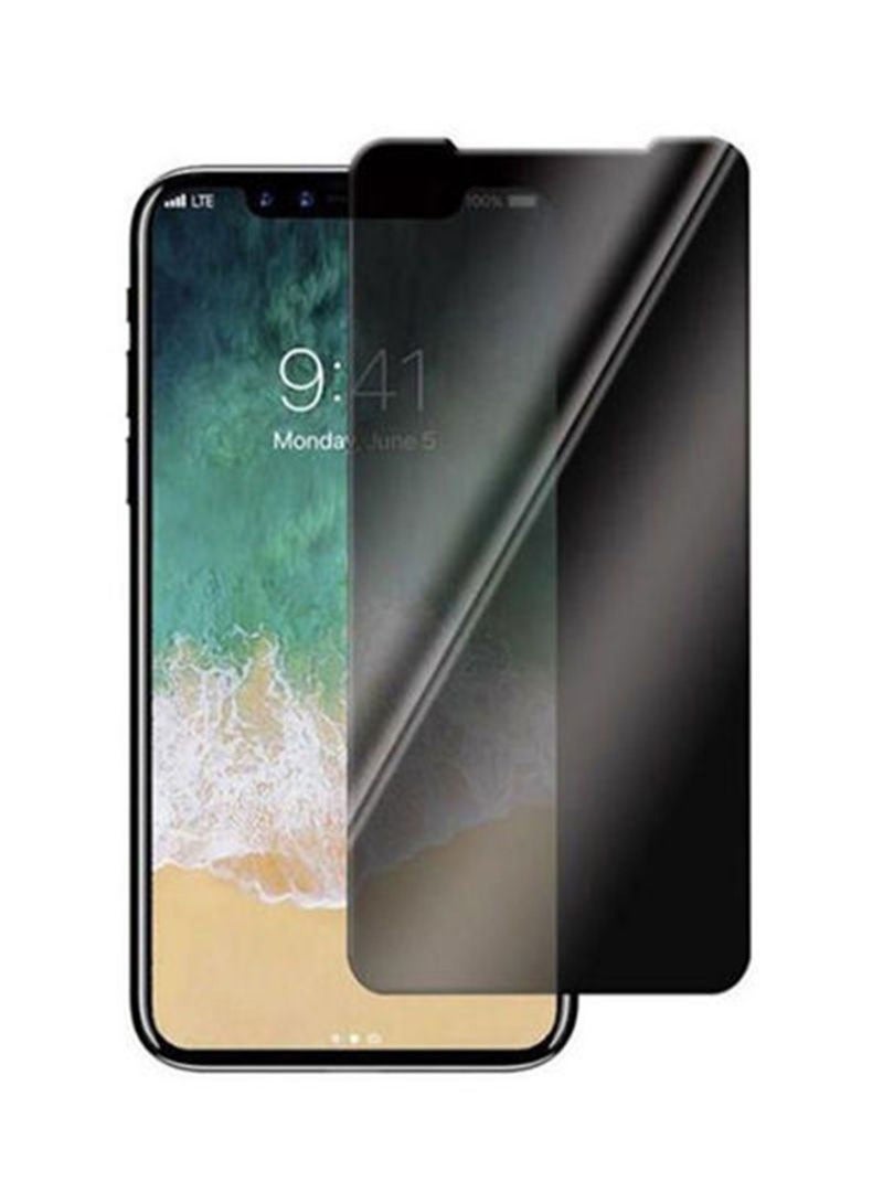 BORTONY Privacy Tempered Glass Screen Protector for Apple iPhone X/XS Black - Image 1