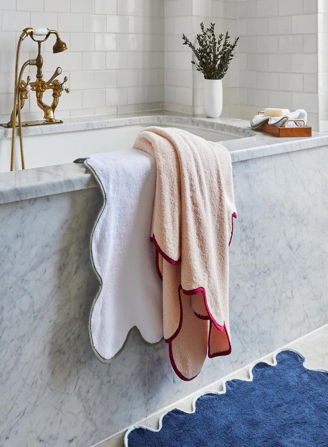 Kassatex Chairish Bath Mats - 22 x 34 (White/Sand) - Image 3