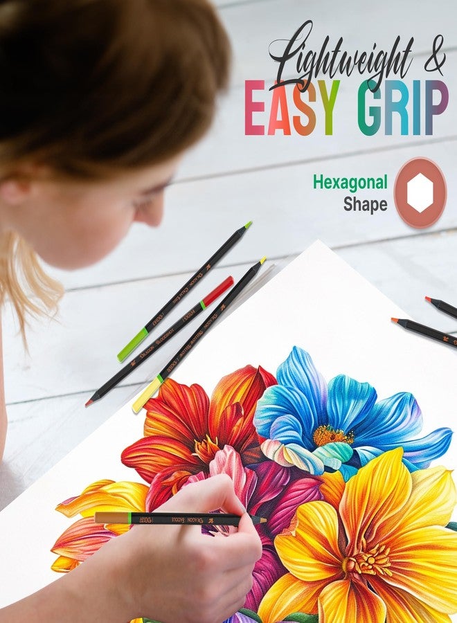 Black Widow Coloring Pencils for Adults - 36 Wax Soft Core Colored Pencils for Adult Coloring Books - Vibrant Color Pencil Set (Dragon Set) - Image 4