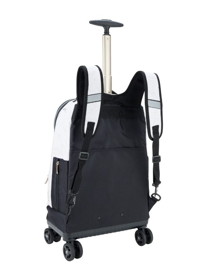 Wires 3 Piece Set Kids School Trolley Bag laptop compartment 4 Wheels With Lunch bag & Pencil Case  - Image 5