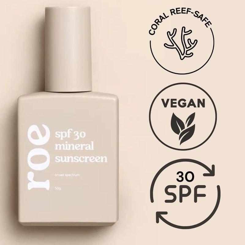 Roe Wellness- Baby Mineral Sunscreen SPF 30 | Non-Greasy, Reef Safe, Paraben-Free - Image 4