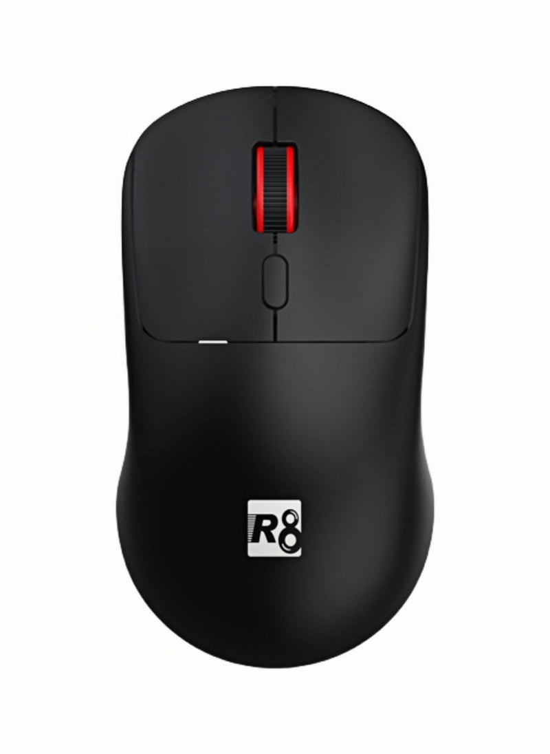 R8 Wireless Mouse 2.4G Slim Portable Computer Mice with Nano Receiver for Notebook PC Laptop Computer (Black )  - Image 1