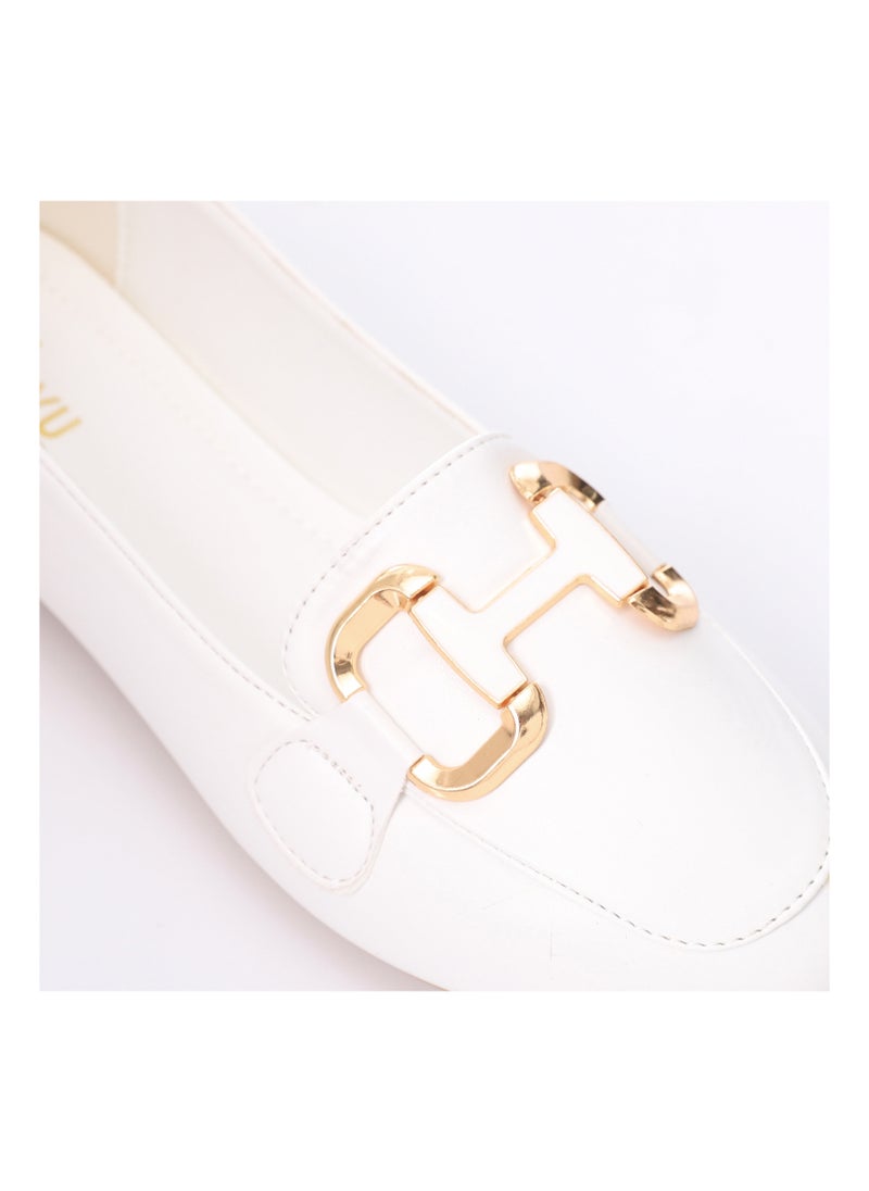 DejaVu - Quilted Everyday Slip On Flat Light - Image 1