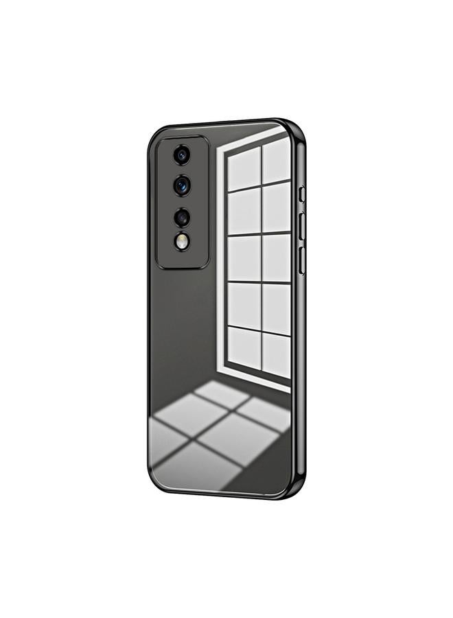 S-TOP Case For Honor 80 GT Transparent Plating Fine Hole Phone Case - Image 1
