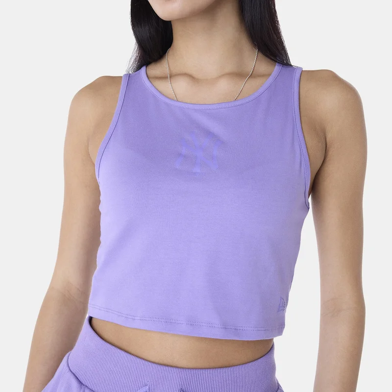 NEW ERA Purple Women's MLB New York Yankees League Essential Tank Top for Women | Best Price UAE